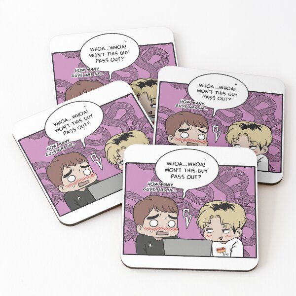 Item preview, BJ Alex (BL) (Manhwa) (Yaoi) by Mingwa. Dong-gyun and Chanwoo. Cute and Adorable reactions. designed and sold by Rist-Taker.