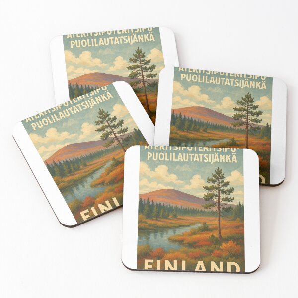 Item preview, Äteritsiputeritsipu-Puolilautatsijänkä Finland Autumn Landscape designed and sold by Aryabek.