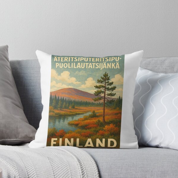 Item preview, Äteritsiputeritsipu-Puolilautatsijänkä Finland Autumn Landscape designed and sold by Aryabek.