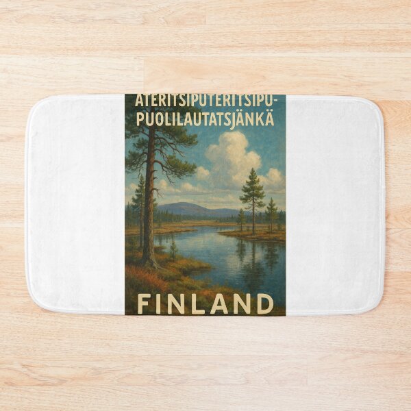 Item preview, Äteritsiputeritsipu-Puolilautatsijänkä Finland Pine Wetlands designed and sold by Aryabek.