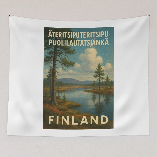 Item preview, Äteritsiputeritsipu-Puolilautatsijänkä Finland Pine Wetlands designed and sold by Aryabek.