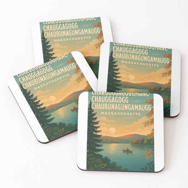 Item preview, Lake Chargoggagoggmanchauggagoggchaubunagungamaugg Sunset Massachusetts designed and sold by Aryabek.