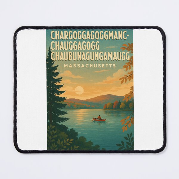 Item preview, Lake Chargoggagoggmanchauggagoggchaubunagungamaugg Sunset Massachusetts designed and sold by Aryabek.