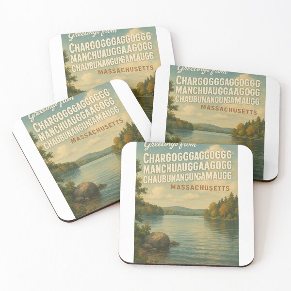 Item preview, Greetings from Lake Chargoggagoggmanchauggagoggchaubunagungamaugg Massachusetts designed and sold by Aryabek.