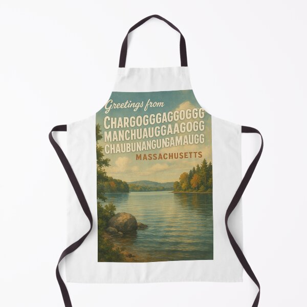 Item preview, Greetings from Lake Chargoggagoggmanchauggagoggchaubunagungamaugg Massachusetts designed and sold by Aryabek.