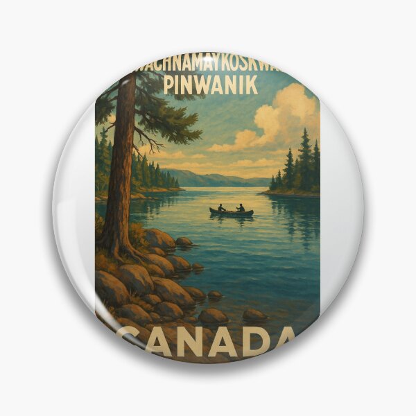 Item preview, Pekwachnamaykoskwaskwaypinwanik Lake Canoe Scene Canada designed and sold by Aryabek.