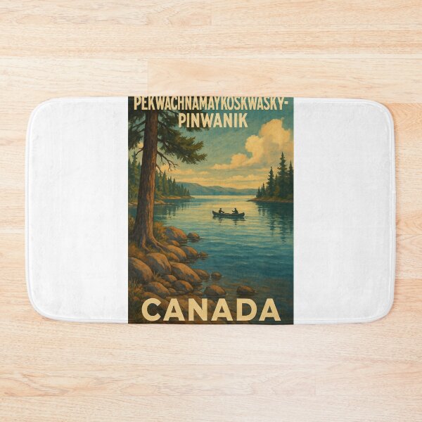 Item preview, Pekwachnamaykoskwaskwaypinwanik Lake Canoe Scene Canada designed and sold by Aryabek.