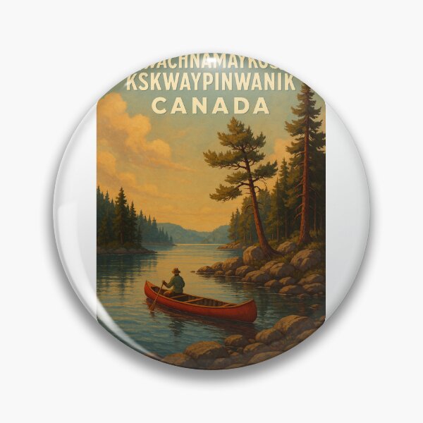 Item preview, Pekwachnamaykoskwaskwaypinwanik Lake Red Canoe Canada designed and sold by Aryabek.