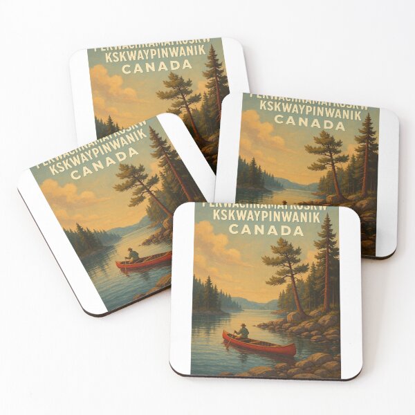 Item preview, Pekwachnamaykoskwaskwaypinwanik Lake Red Canoe Canada designed and sold by Aryabek.
