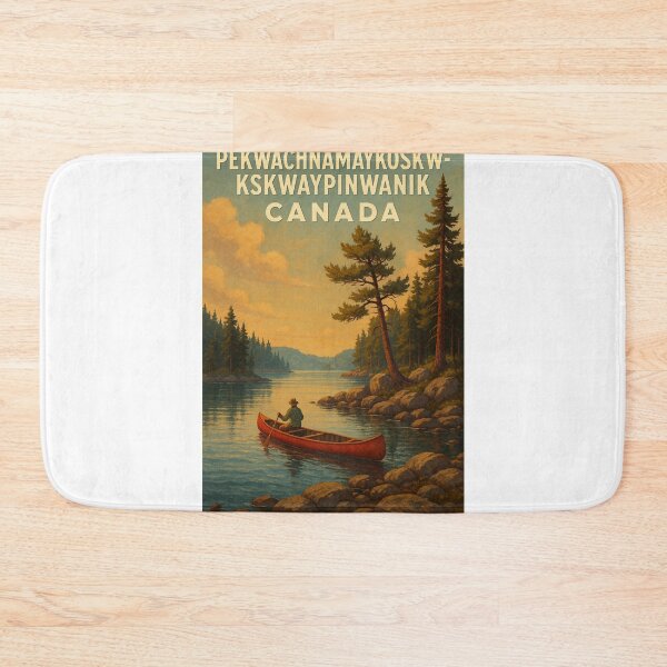 Item preview, Pekwachnamaykoskwaskwaypinwanik Lake Red Canoe Canada designed and sold by Aryabek.