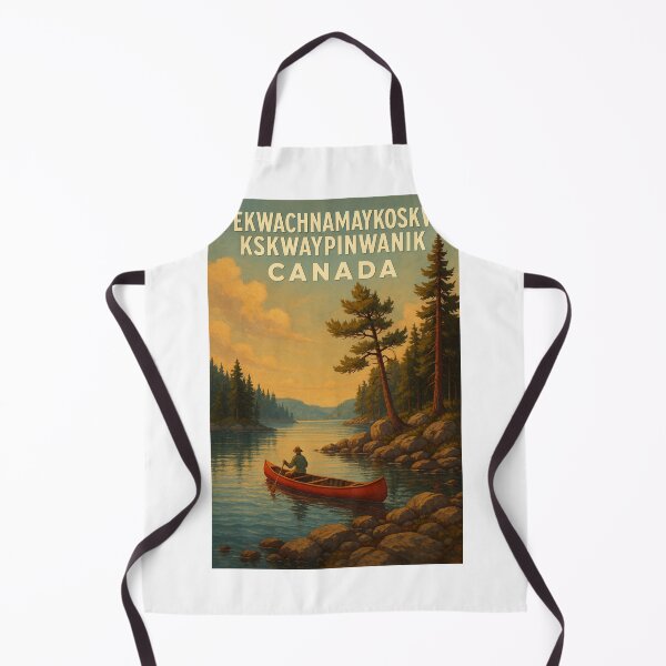 Item preview, Pekwachnamaykoskwaskwaypinwanik Lake Red Canoe Canada designed and sold by Aryabek.
