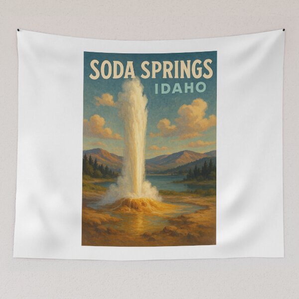 Item preview, Soda Springs Geyser Sunset View Idaho designed and sold by Aryabek.