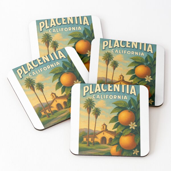 Item preview, Placentia California Mission and Orange Grove designed and sold by Aryabek.