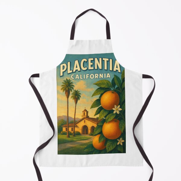 Item preview, Placentia California Mission and Orange Grove designed and sold by Aryabek.
