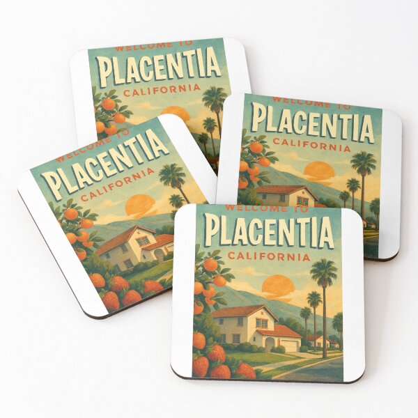 Item preview, Welcome to Placentia California with Citrus and Sunset designed and sold by Aryabek.