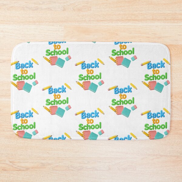 Item preview, Back to school graphic with colorful text and stationery items, isolated png, AI generated designed and sold by dvoevnore.