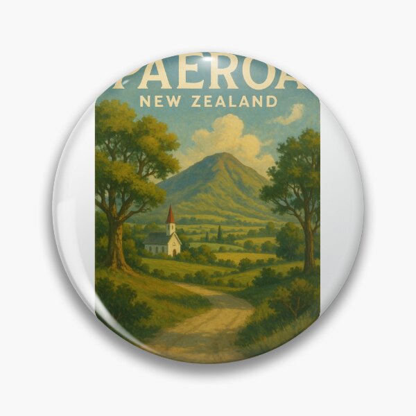 Item preview, Paeroa New Zealand Church and Countryside designed and sold by Aryabek.