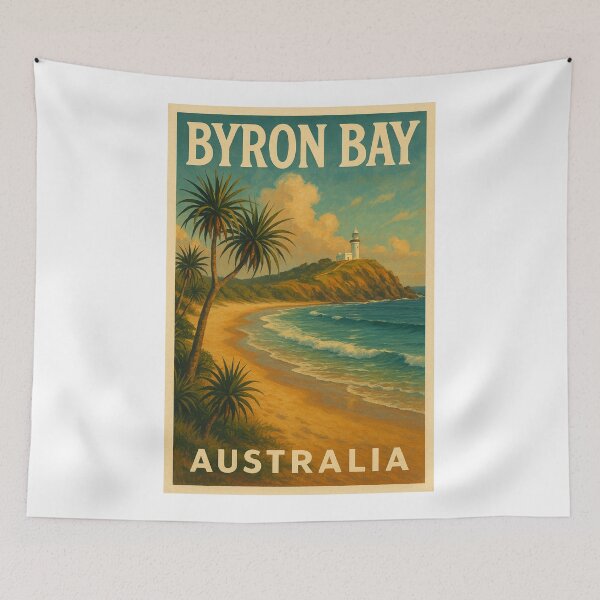 Item preview, Byron Bay Australia Lighthouse and Coastline designed and sold by Aryabek.