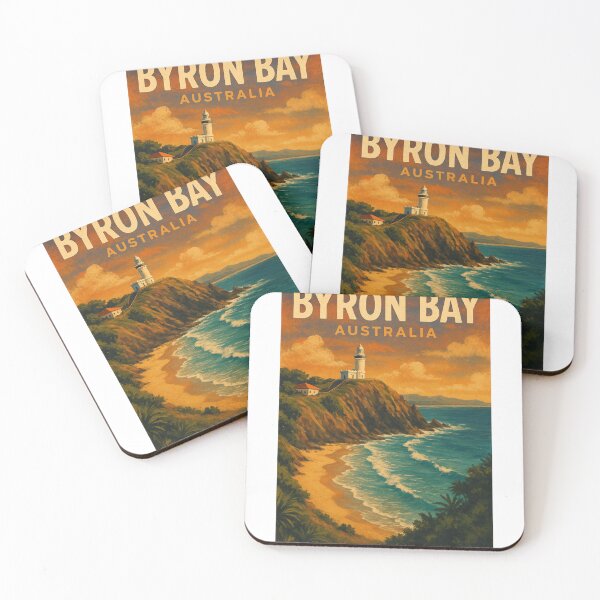 Item preview, Byron Bay Australia Lighthouse Sunset Cliff View designed and sold by Aryabek.