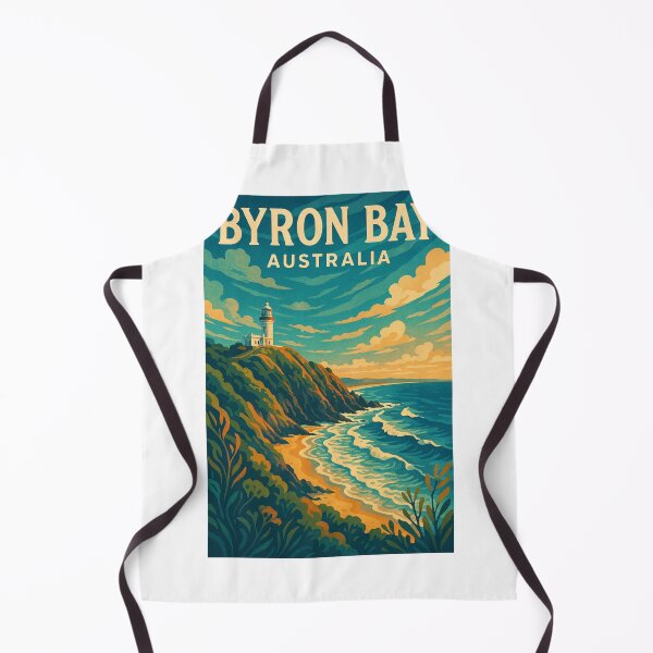 Item preview, Byron Bay Australia Lighthouse and Surf Coastline designed and sold by Aryabek.