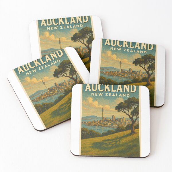 Item preview, Auckland New Zealand Skyline from Mount Eden designed and sold by Aryabek.
