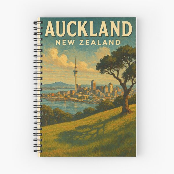 Item preview, Auckland New Zealand Skyline from Mount Eden designed and sold by Aryabek.