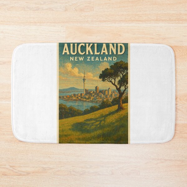 Item preview, Auckland New Zealand Skyline from Mount Eden designed and sold by Aryabek.
