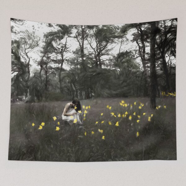 Item preview, Impasto Among the Daffodils designed and sold by Wayne King.