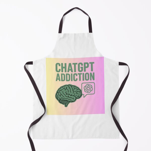 Item preview, ChatGPT Addiction – Funny AI Meme Quote Design designed and sold by RouniBoutique.