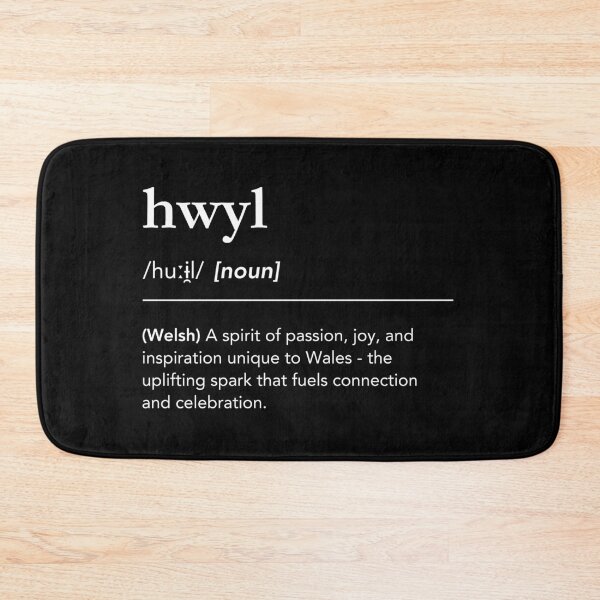 Item preview, Hwyl Definition, Welsh Joy and Inspiration Noun Word Art designed and sold by lagunaklein.