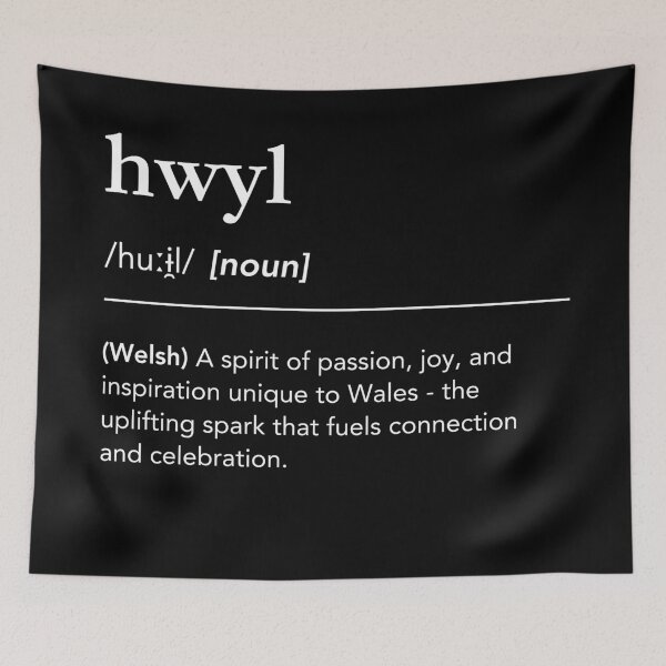 Item preview, Hwyl Definition, Welsh Joy and Inspiration Noun Word Art designed and sold by lagunaklein.