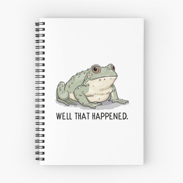 Item preview, Funny Meme - Well That Happened Frog designed and sold by hamishby.