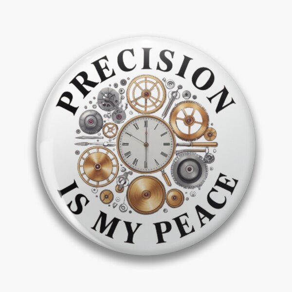 Item preview, Precision Is My Peace – Clockwork Gear Art" designed and sold by DesignNadine.