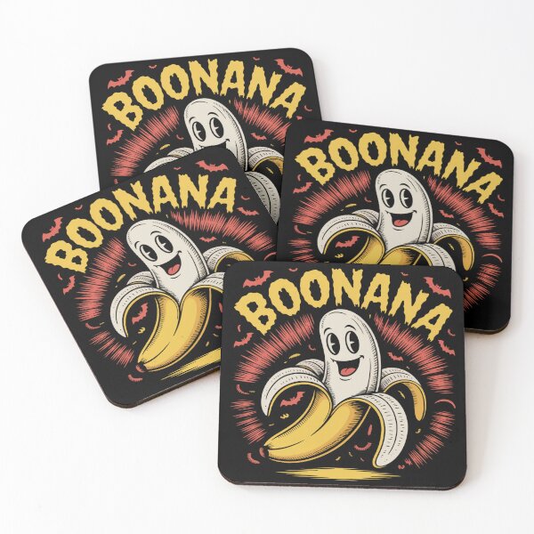 Item preview, Boonana – Funny Banana Ghost Pun Halloween Design designed and sold by Inked Imagery Emporium.