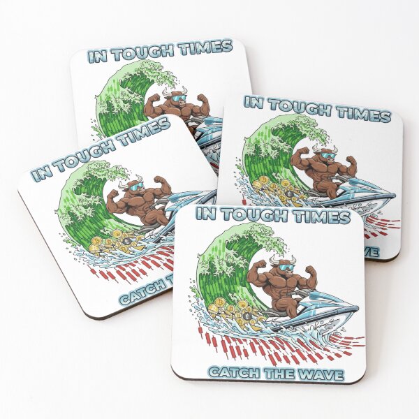 Item preview, In Tough Times Catch The Wave designed and sold by ofek-art1st.