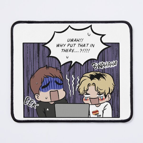 Item preview, BJ Alex (BL) (Manhwa) (Yaoi) by Mingwa. Dong-gyun and Chanwoo. Funny and Shocked reactions. designed and sold by Rist-Taker.