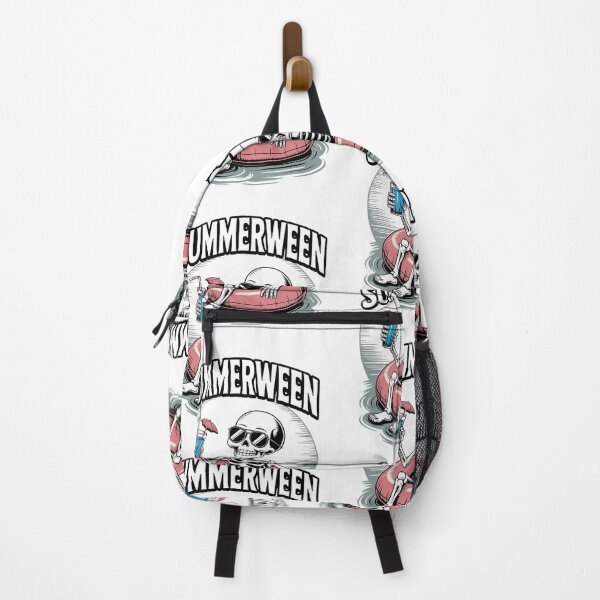 Item preview, Chill Skeleton Summerween Retro Pool Party Art designed and sold by arceeddesign.