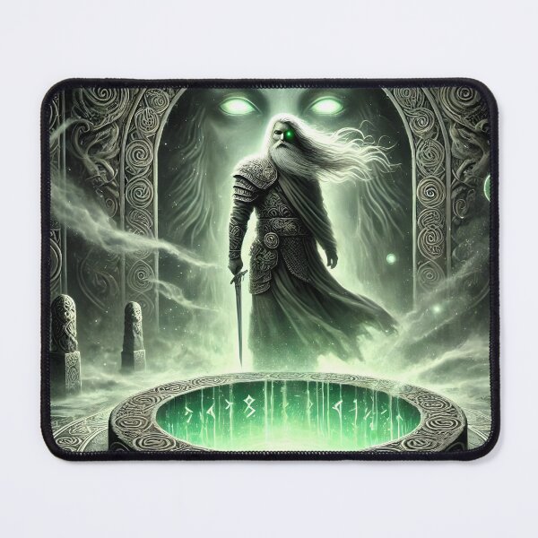 Item preview, "Mímir’s Well – Fountain of Wisdom | Norse Mythology Art" designed and sold by Umbra666.