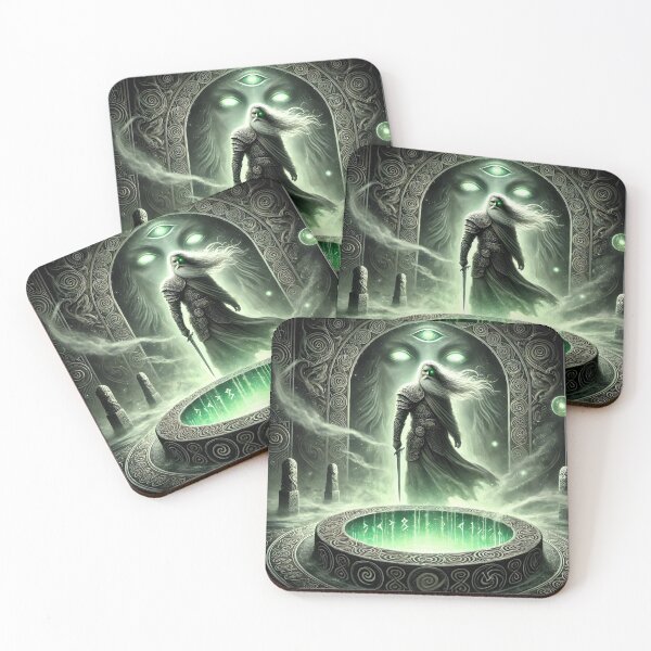 Item preview, "Mímir’s Well – Fountain of Wisdom | Norse Mythology Art" designed and sold by Umbra666.