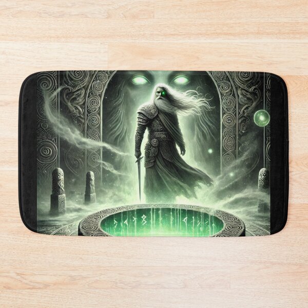 Item preview, "Mímir’s Well – Fountain of Wisdom | Norse Mythology Art" designed and sold by Umbra666.