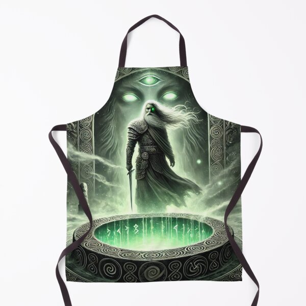 Item preview, "Mímir’s Well – Fountain of Wisdom | Norse Mythology Art" designed and sold by Umbra666.
