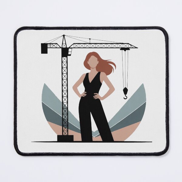 Item preview, Woman in Crane, Crane Operator Driver Worker Work At Height designed and sold by Cr320.