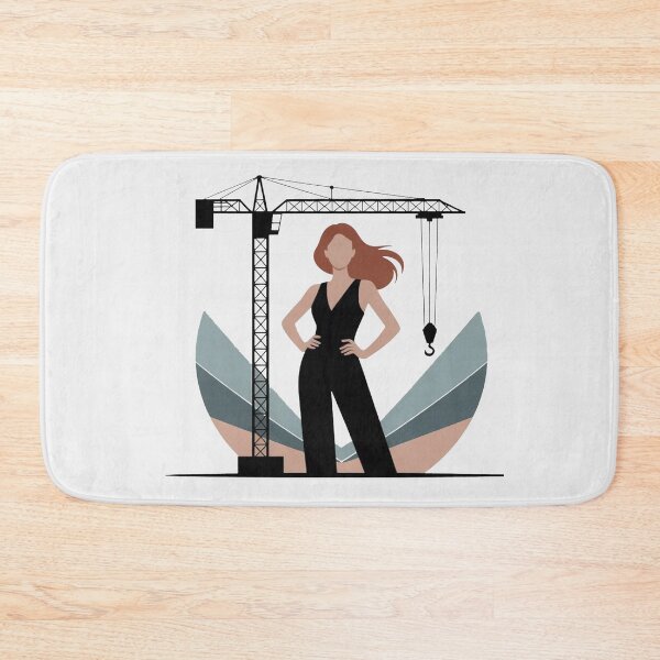 Item preview, Woman in Crane, Crane Operator Driver Worker Work At Height designed and sold by Cr320.