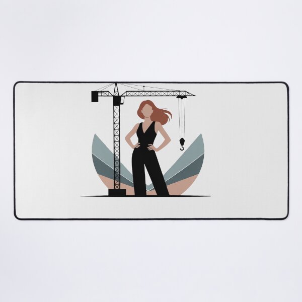 Item preview, Woman in Crane, Crane Operator Driver Worker Work At Height designed and sold by Cr320.