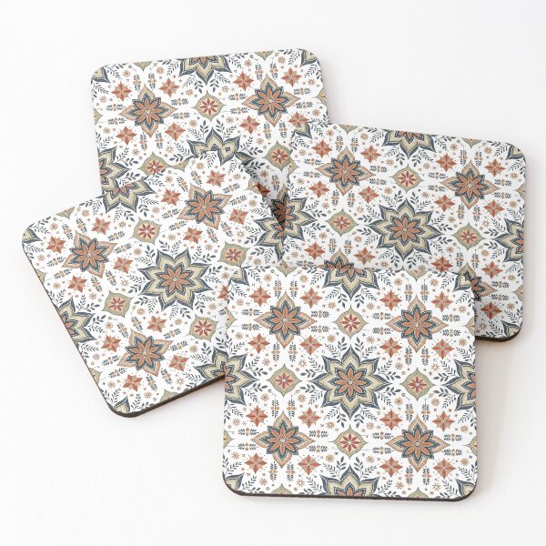 Item preview, Floral Rosettes & Nordic Stars designed and sold by Shuga-Design.