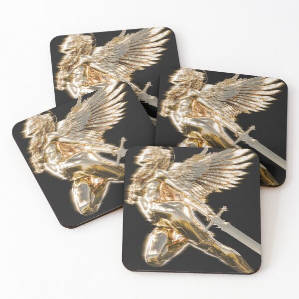 Item preview, Golden Angel Warrior – Divine Strength Digital Art designed and sold by Not Hugo.