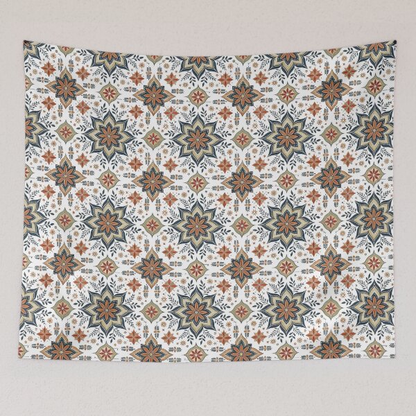 Item preview, Floral Rosettes & Nordic Stars designed and sold by Shuga-Design.