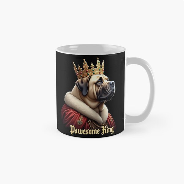 Item preview, Mastiff Funny King Dog designed and sold by MichaeIRellov.