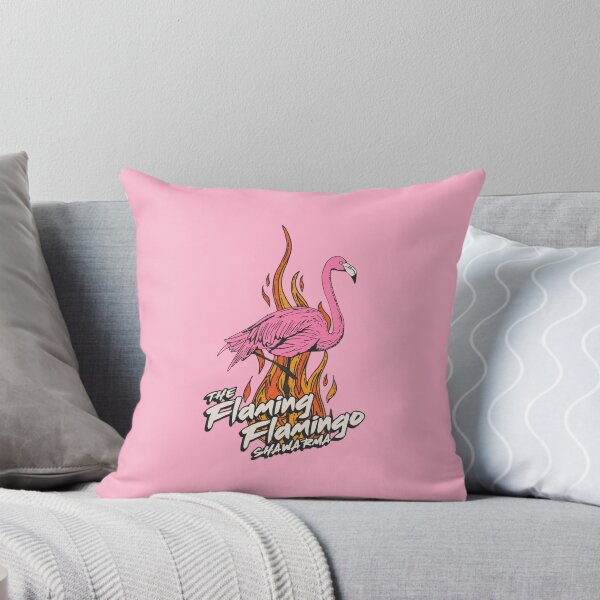 Item preview, Pink Flamingo on Fire Retro Street Food Art designed and sold by Oniyasha.