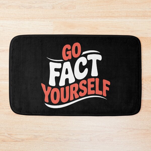 Item preview, Go Fact Yourself - It’s the perfect gift for anyone who loves facts, science, critical thinking, and smart humor. designed and sold by ZyziowskyArt.
